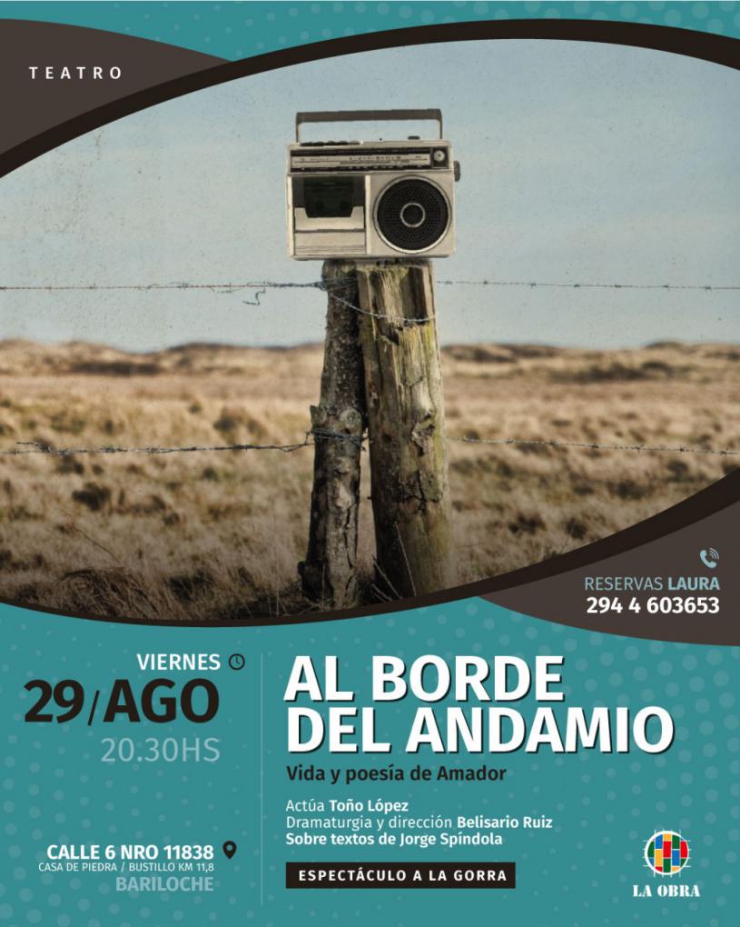 AL BORDE DEL ANDAMIO - Vida y poes&iacute;a de Amador