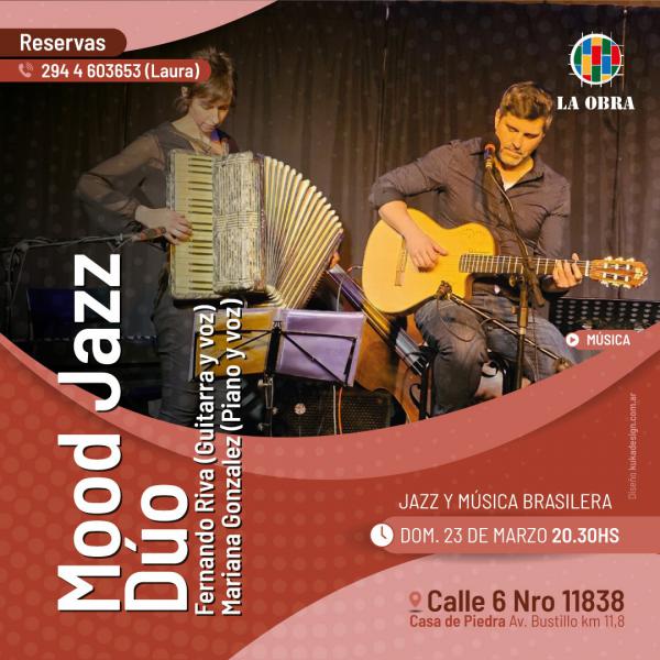 MOOD JAZZ D&Uacute;O - Jazz y M&uacute;sica Brasilera
