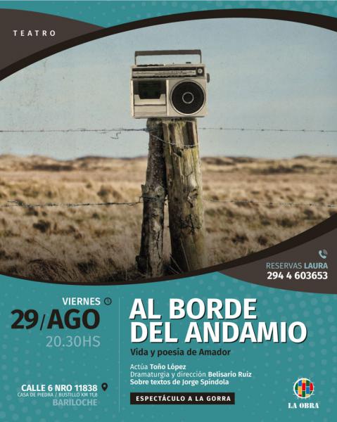 AL BORDE DEL ANDAMIO - Vida y poes&iacute;a de Amador