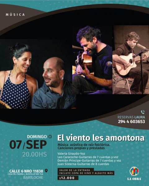 EL VIENTO LES AMONTONA