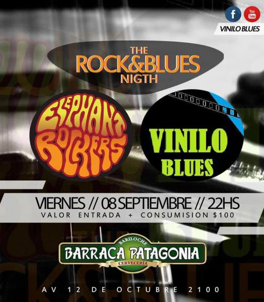 ‎Elephant Rockers y Vinilos Blues juntos en La Barraca Bar