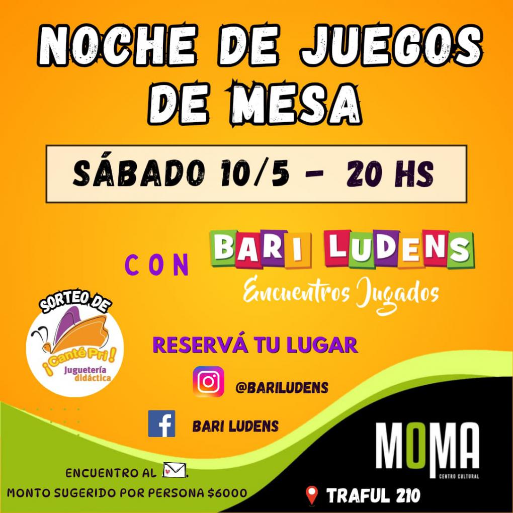 Noche de juegos con "Bariludens"