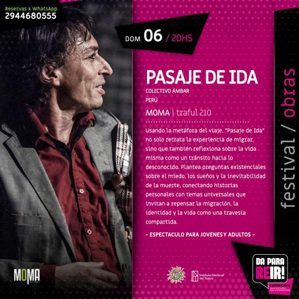 &iexcl;Da para reir! Pasaje de ida