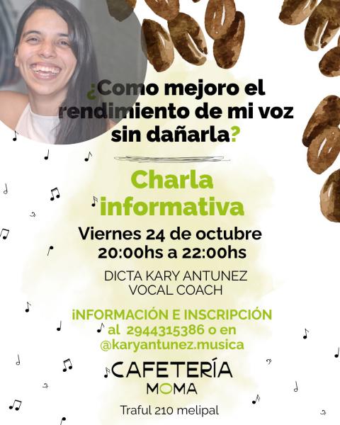Charla informativa sobre la voz