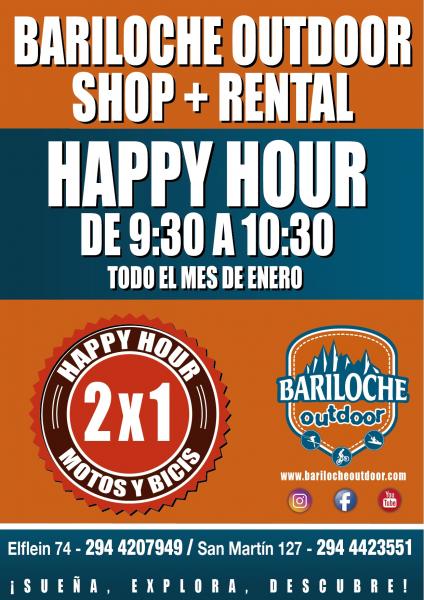 ¡¡PROMO HAPPY HOUR 2X1 2018!! DE 9.30 A 10.30