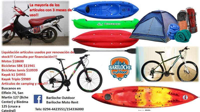 Liquidación de artículos usados por renovación de stock