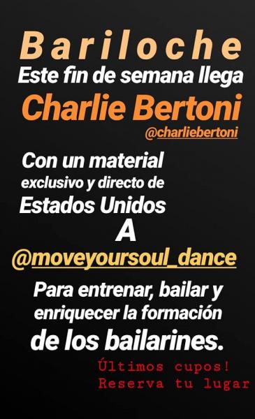 Directo de Estados Unidos, Charlie Bertoni