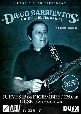 Diego Barrientos “DIETER BLUES BAND” en Dusk