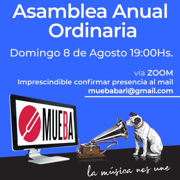 Convocatoria a Asamblea Anual Ordinaria de MUEBA