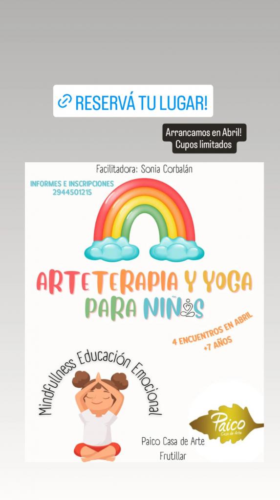 ARTETERAPIA Y YOGA PARA NI&Ntilde;XS