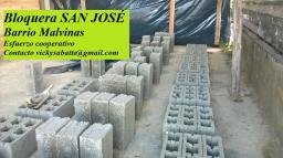 Bloquera San José se pone en marcha en el Barrio Malvinas