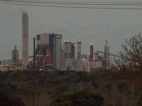 Humo negro en la frontera