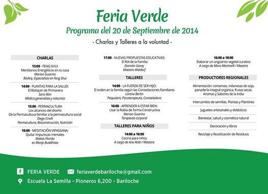 Charla Plantas para la Salud en Feria Verde