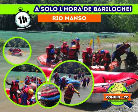 Rafting Familiar en Bariloche - Rio Manso