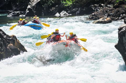 Rafting Diversión para toda la familia