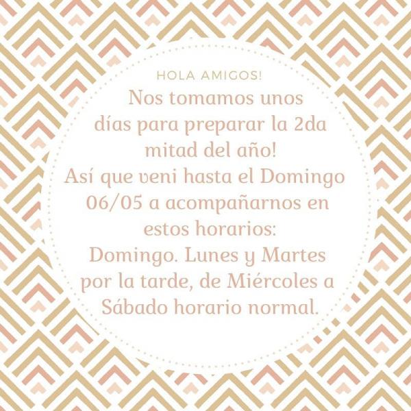 ¡Aprovechá esta última semana que cerramos unos días para volver con todo!