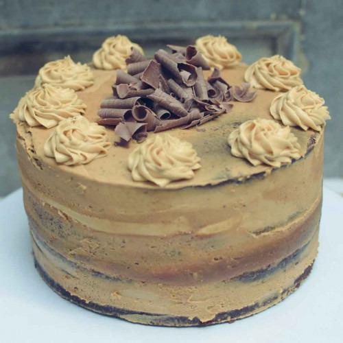 TORTA H&Uacute;MEDA DE CHOCOLATE Y CAF&Eacute;