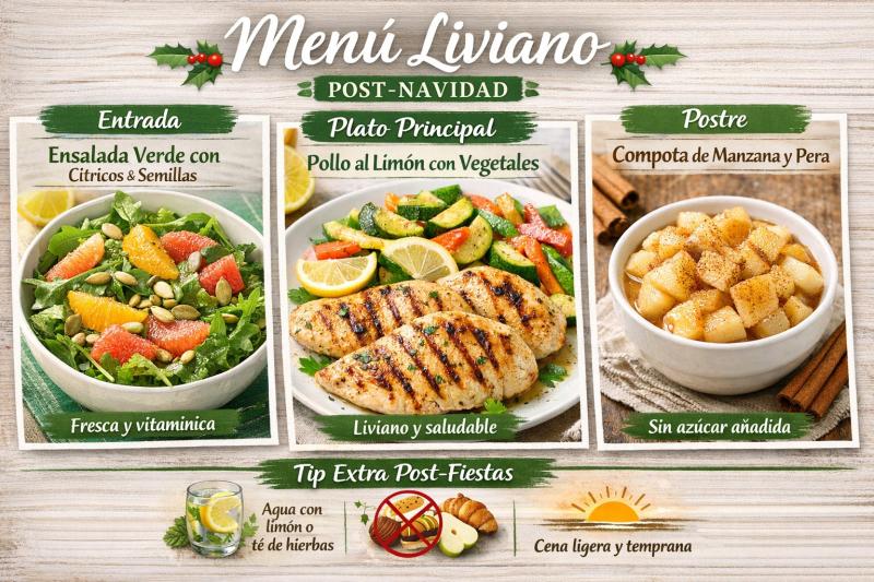 MEN&Uacute; LIVIANO POST-NAVIDAD