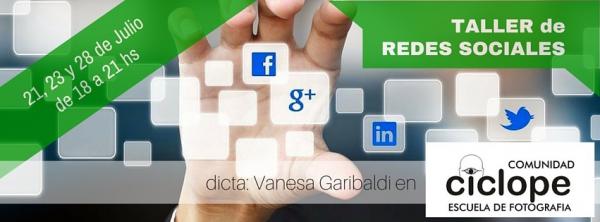 Taller de Redes Sociales en Julio!!!