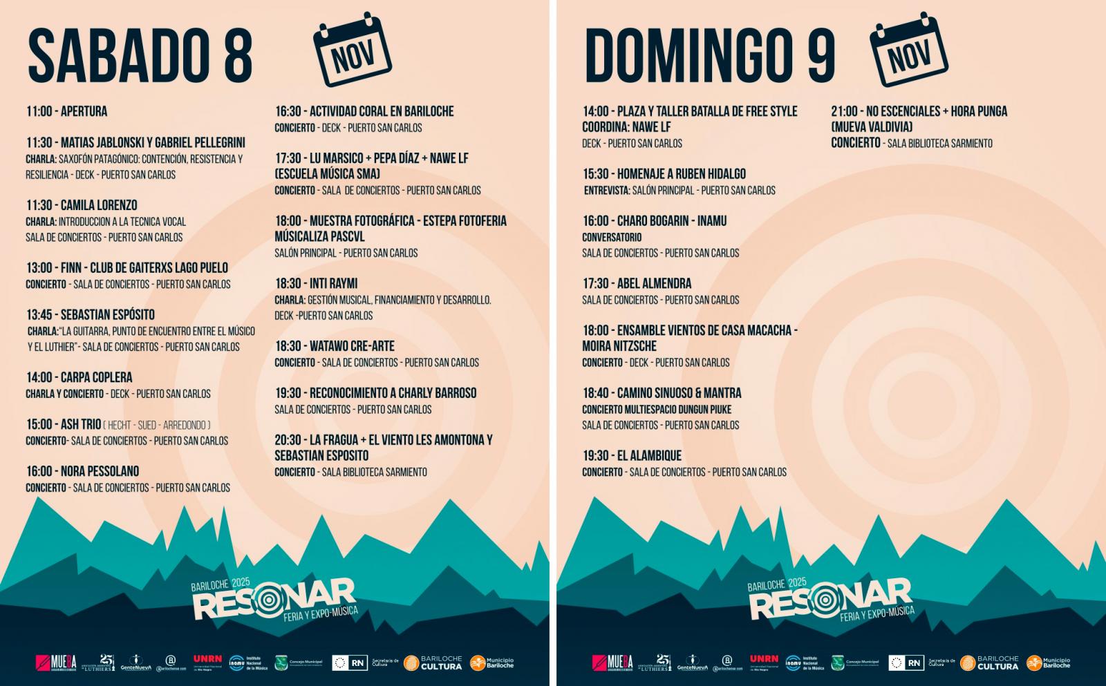 Resonar 2025 - Grilla Completa