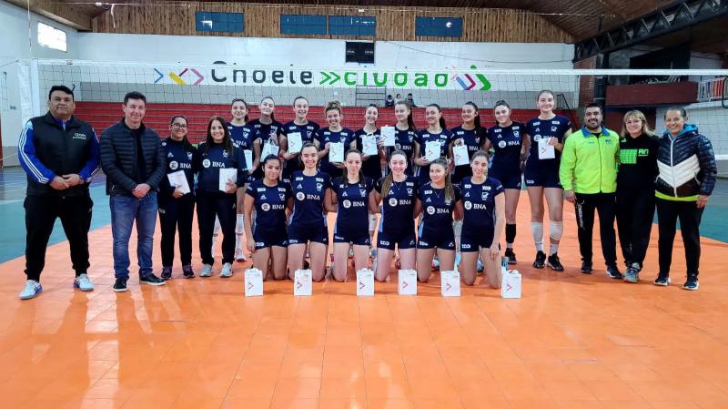 El sub 17 Argentino de v&oacute;ley femenino se mide con la selecci&oacute;n Rionegrina