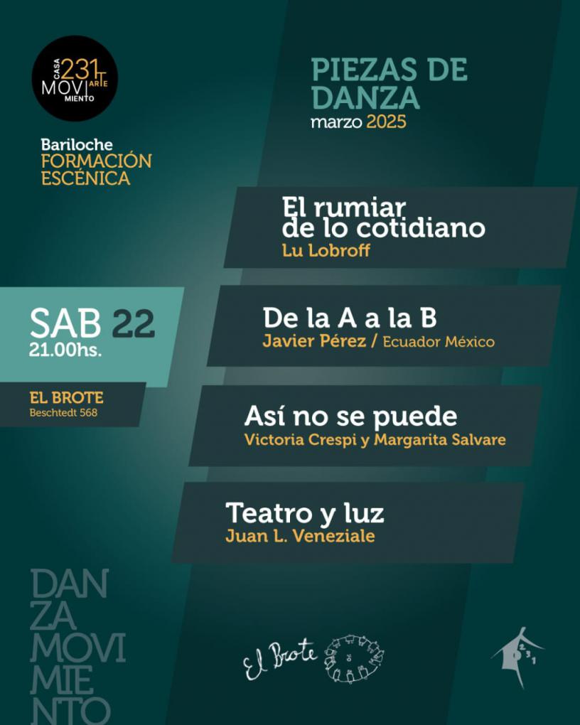 4 PIEZAS DE DANZA CONTEMPORANEA