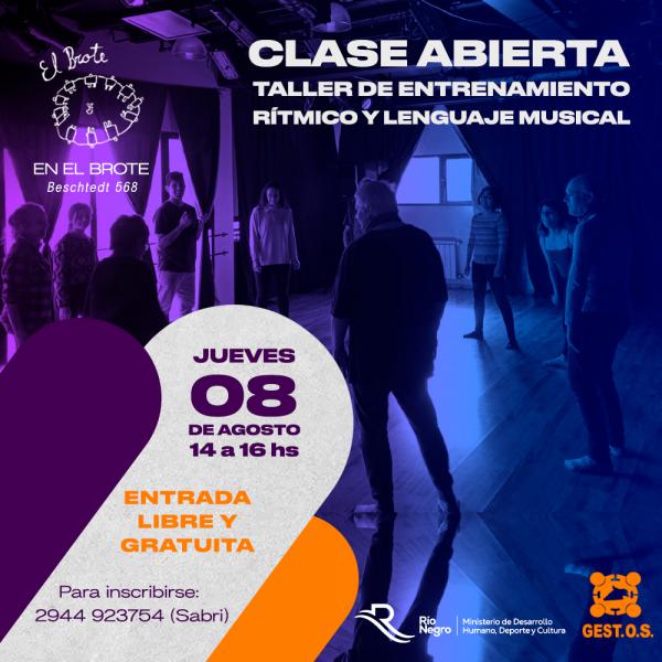 Clase abierta del Taller de Entrenamiento R&iacute;tmico y Lenguaje Musical