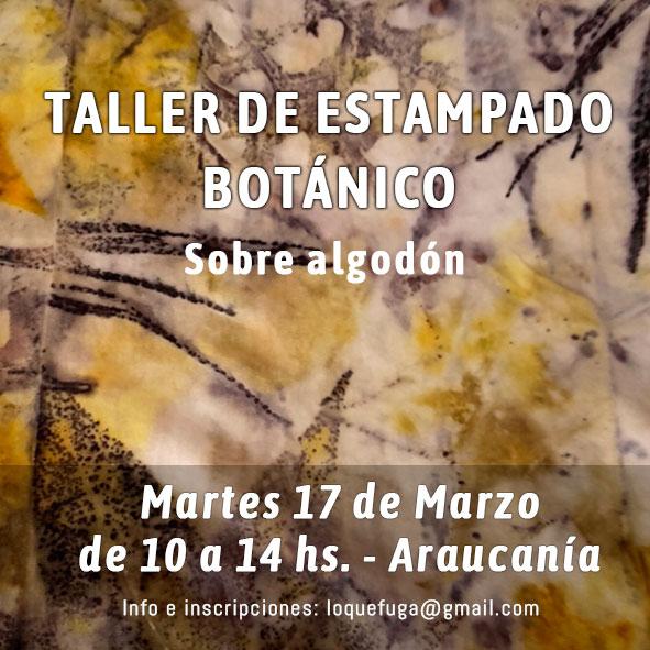 Taller de Estampado Bot&aacute;nico sobre algod&oacute;n 🌿🍂