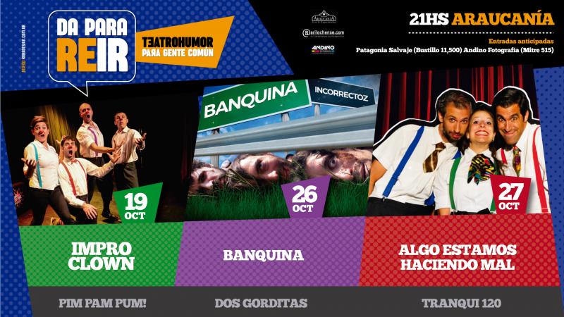 Da para REir nuevo ciclo de Teatro Humor en Araucanía