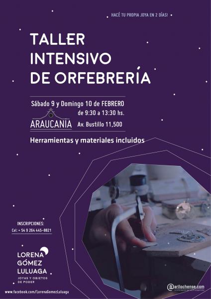 TALLER INTENSIVO DE ORFEBRERÍA