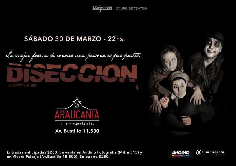 ¡Más Teatro! Vuelve Disección a Estación Araucanía