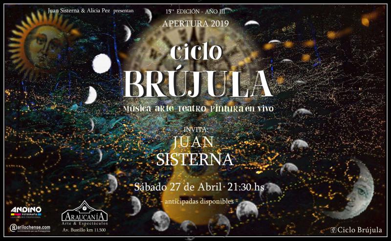 VUELVE CICLO BRÚJULA Invita la XV edición: Juan Sisterna