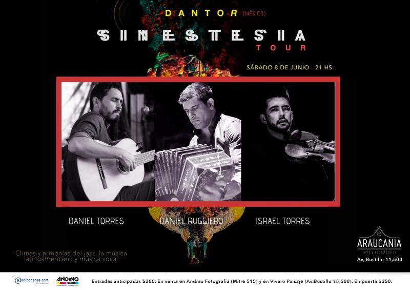 DANTOR (México) Presenta SINESTESIA en Bariloche! JAZZ FUSIÓN - WORLD MUSIC