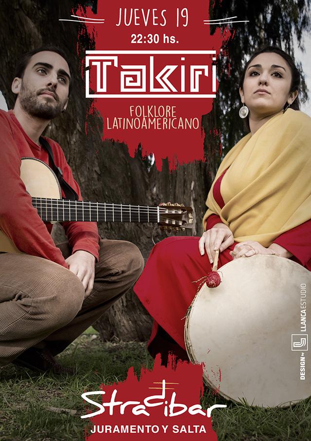 TAKIRI en STRADIBAR, folklore latinoamericano