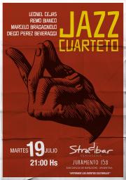 JAZZ CUARTETO en STRADIBAR