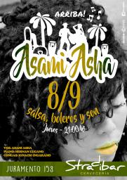 ASAMI ASHA ac&uacute;stico en vivo en STRADIBAR