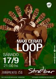 MAXI CERATI presenta LOOP en ac&uacute;sticos STRADIBAR