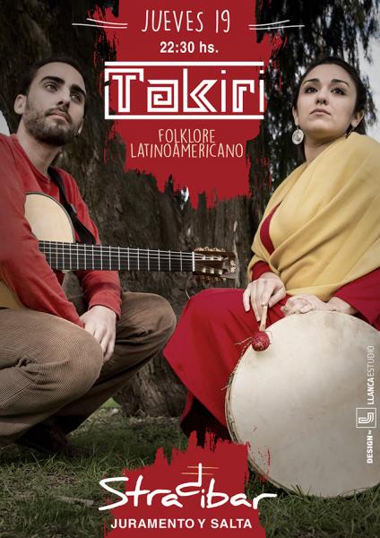 TAKIRI en STRADIBAR, folklore latinoamericano