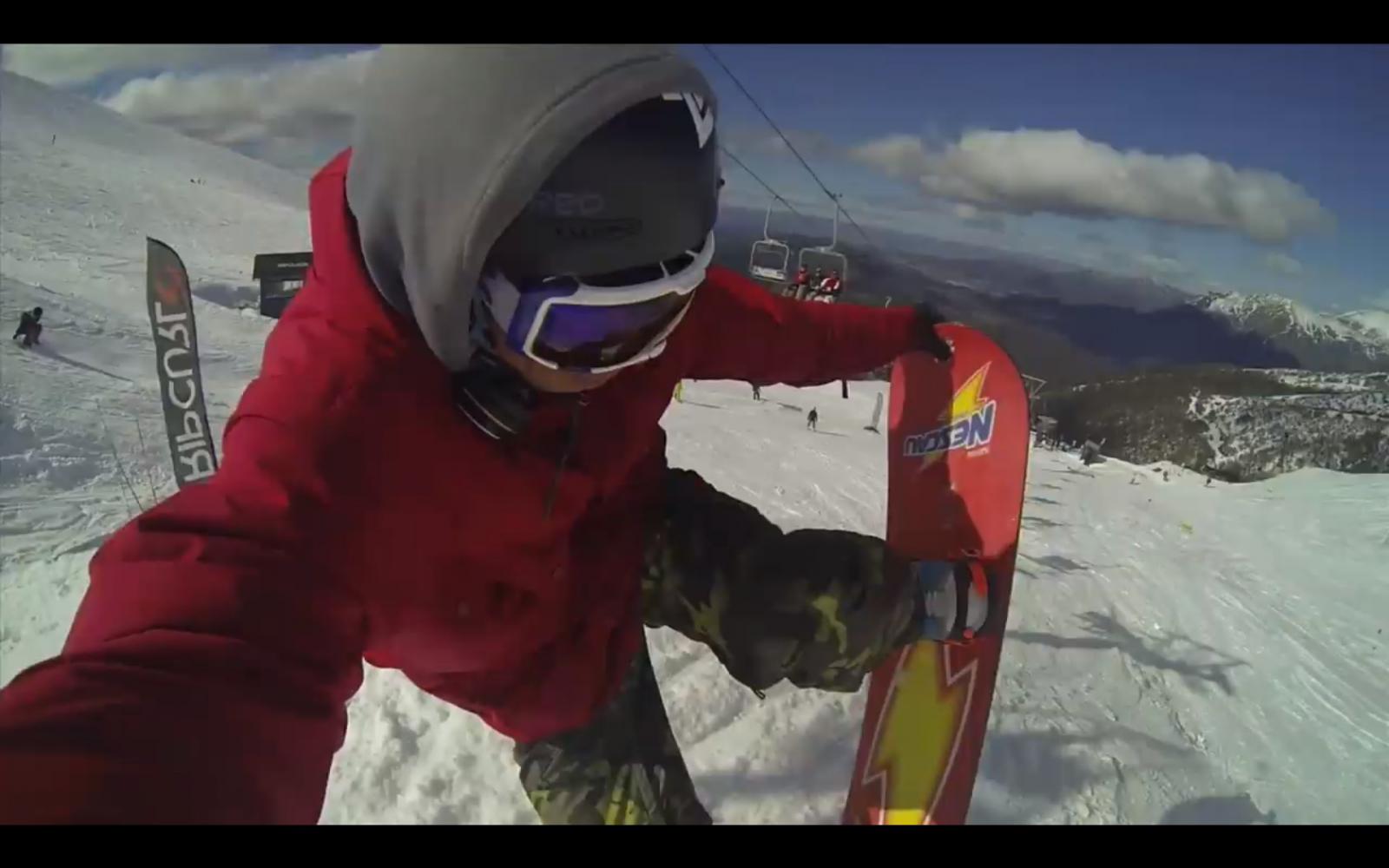 Perfect Sunset School Argentina Ski and Spanish!