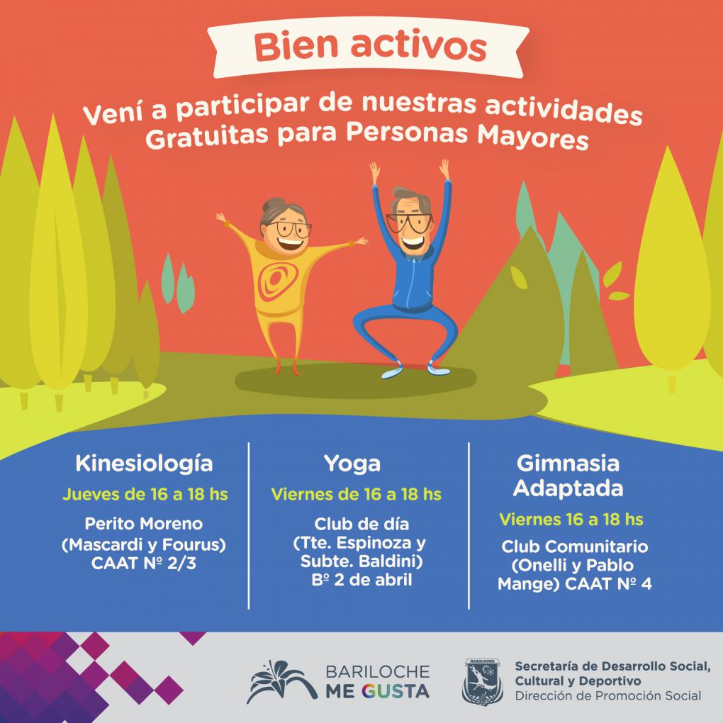 Bien Activos: actividad f&iacute;sica para Personas Mayores