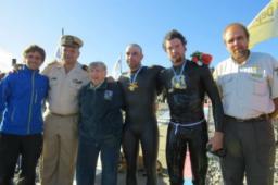 Nuevo r&eacute;cord en El Cruce a nado del Nahuel Huapi