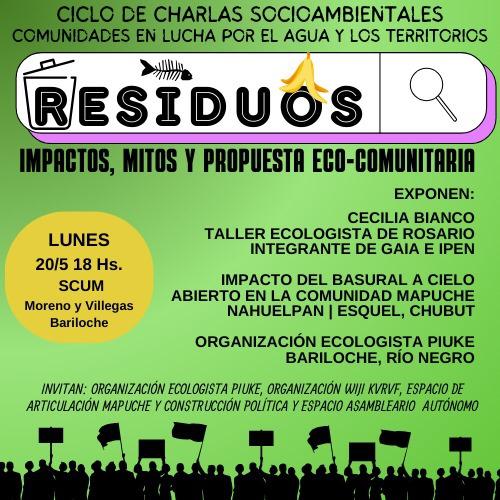CHARLA EN BARILOCHE SOBRE RESIDUOS