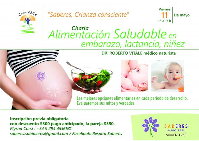Saberes Sabio Eres, Alimentación Saludable ~ Crianza Consciente